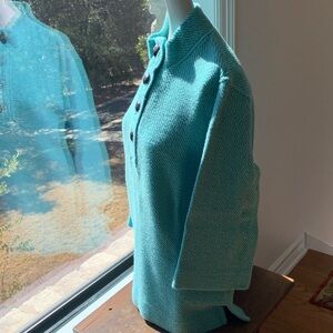 Soft Surroundings Aqua Knit Sweater